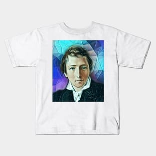 Heinrich Heine Portrait | Heinrich Heine Artwork 6 Kids T-Shirt